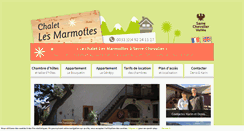 Desktop Screenshot of chalet-marmottes.com